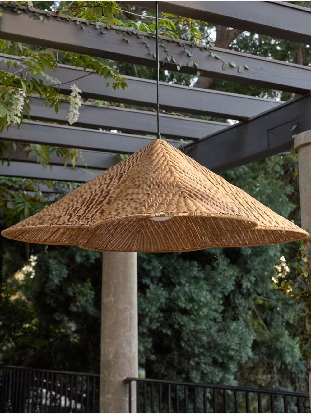 New in Box Lulu & Georgia Kalani Outdoor Pendant Light